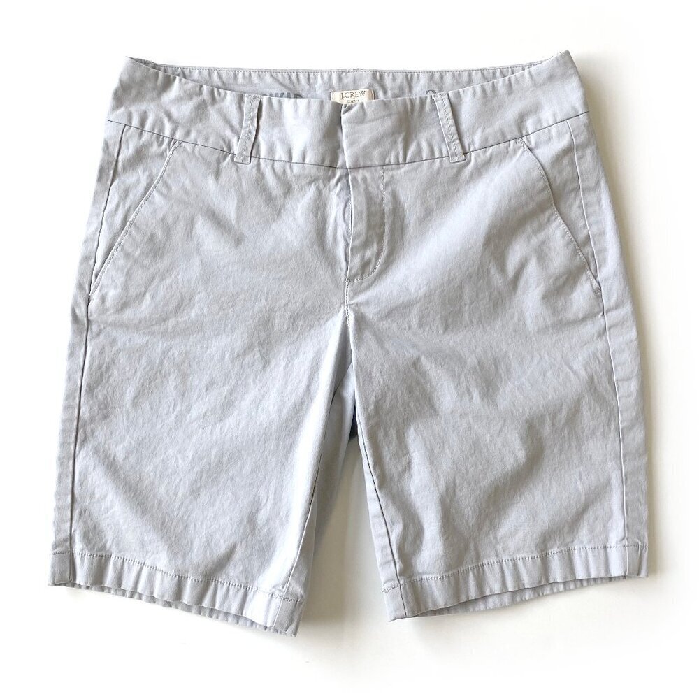 J.Crew Womens Frankie Chino Shorts 9" Size 2